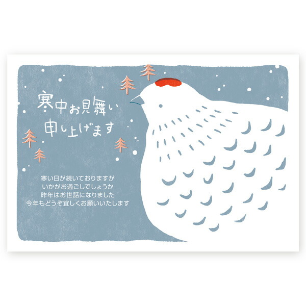 市場 官製はがき 寒中ハガキ 10枚 寒中見舞いはがき