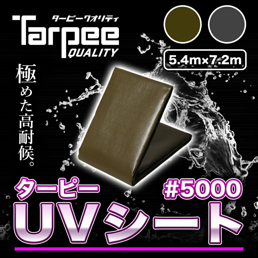 楽天市場】【受注生産】ターピー UVシート #5000 10m×10m | 全2色 OD