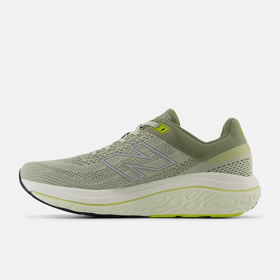 ニューバランス New Balance M860H14 2E メンズ ランニングシューズ カーキ M860H14 メンズシューズ 歩きやすい スニーカー ブランド おしゃれ 靴 くつ 男性 紳士靴 MEN’S 履きやすい 疲れにくい 外反母趾 対応|シューフィッター萩原シューズラボ