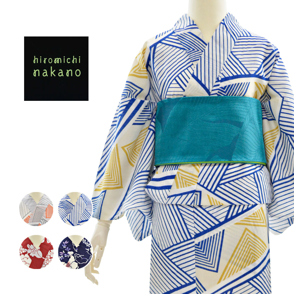 専用Y3039◆美品 洗える夏着物 hiromichi nakano 縦絽 浴衣 Y3039◇美品 洗える夏着物 hiromichi nakano 縦絽 浴衣
