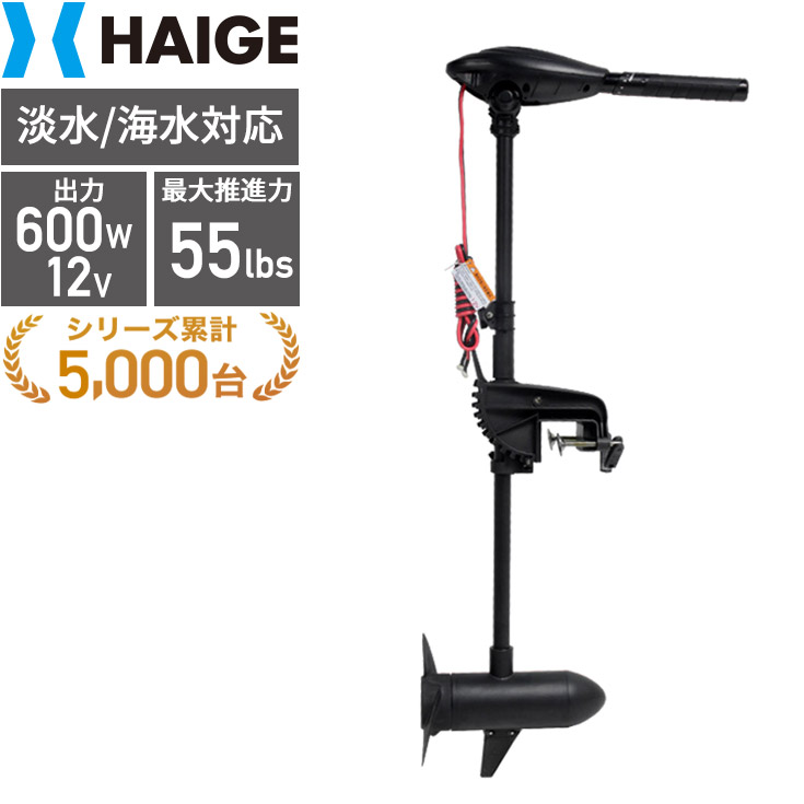 【SALE／75OFF】 電動エレキモーター 海水 淡水対応 免許不要 最大推進力55lbs 2馬力未満 ハンドコン 推力 55ポンド