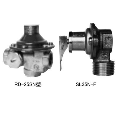 温水機器用逃し弁SL35N-Fセット品 型式:RD25SN-F2 : 配管部品