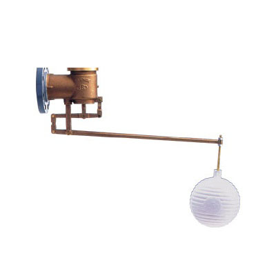 アイエス工業所:複式ボールタップ:フランジ式(呼び径:65・80・100・125・150・200mm) WWX/WWJ(銅ボール) 型式:WWX-80(銅ボール)｜配管部品　店