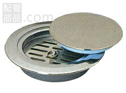 アウス:ワンプッシュ(内部目皿付)ツバ広掃除口(VP・VU兼用) 型式:D-3COVT-N-PU-125|配管部品 店