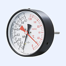 楽天市場】長野計器:グリセリン入り圧力計(A枠立型) 型式:GV51-133-1.0 