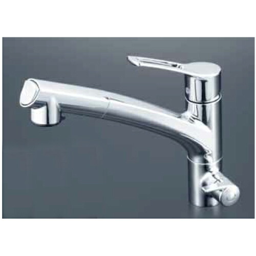 KVK:浄水器付シングルレバー式シャワー付混合栓 型式:KM5061NSCCK|配管部品 店