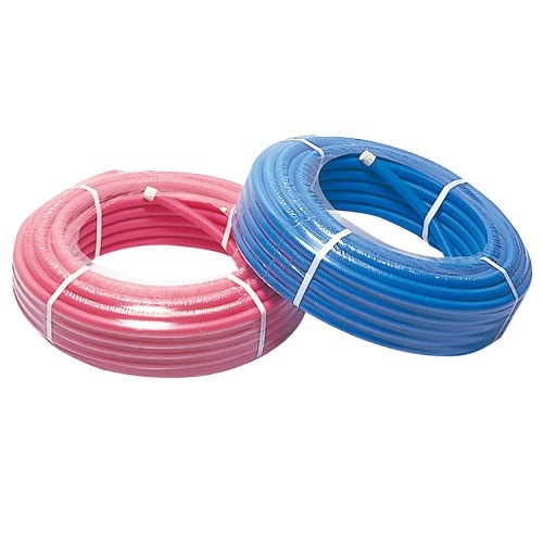 前澤給装工業(株):さや管(給湯用ピンク) 型式:LS-22KP-50Q