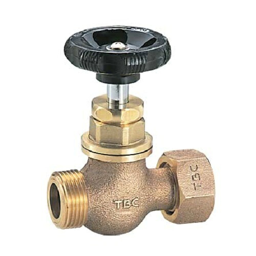 タブチ:メータ直結止水栓丸形樹脂ハンドル 型式:25SFP