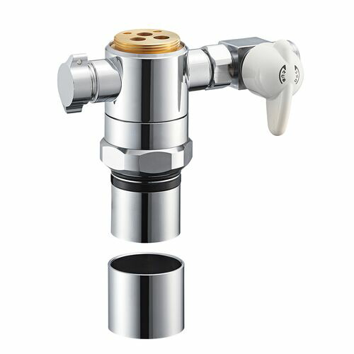 SANEI(旧:三栄水栓製作所):シングル混合栓用分岐アダプター 型式:B98-AU5|配管部品 店