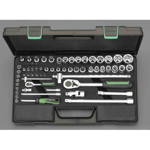 エスコ:1 4”DR 1 型式:EA617DC-5A ソケットレンチセット 2”DR