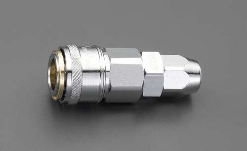 エスコ (ESCO) EA140EF-6.5 6.5mm ｶｯﾌﾟﾘﾝｸﾞ(ｳﾚﾀﾝﾎｰｽ用/ﾜﾝﾌﾟｯｼｭ) EA140EF-6.5 【6個セット】