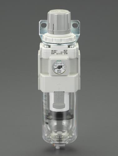 エスコ (ESCO) EA153SL-28 Rc 1\" 減圧弁(エアーフィルター/ブラケット付) EA153SL-28