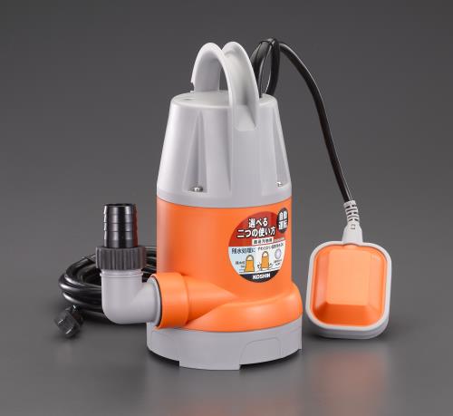 エスコ (ESCO) EA345EM-6 AC100V(60Hz)/32mm 水中ポンプ(汚水中/オート) EA345EM-6
