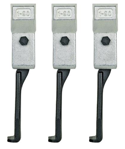 【SALE価格】エスコ (ESCO) EA500CH-3 250mm[EA500CH-90/130用]アーム(3本組/超薄爪) EA500CH-3