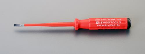エスコ (ESCO) EA560PM-8 5.5x1.0x125mm [-]ﾄﾞﾗｲﾊﾞｰ(絶縁細軸) EA560PM-8 【3本セット】