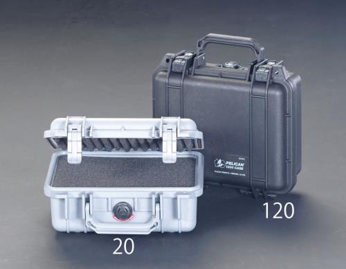 【SALE価格】エスコ (ESCO) EA657-120 236x181x105mm/内寸 万能防水ケース(黒) EA657-120