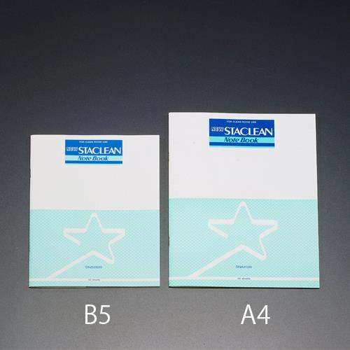 エスコ (ESCO) EA762GC-154 横罫A4ノート(クリーンルーム用/32マイ/10冊) EA762GC-154