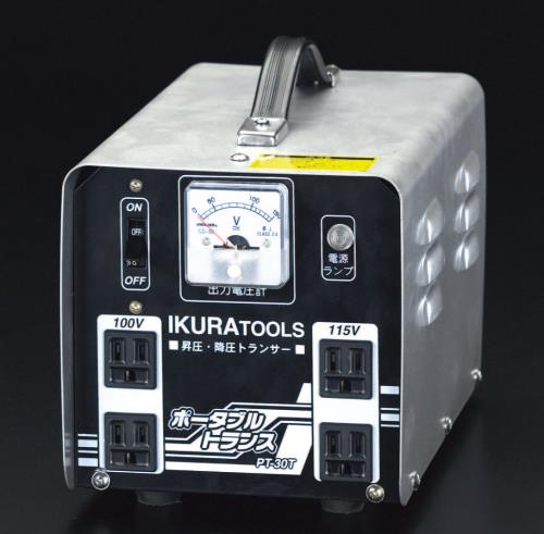【SALE価格】エスコ (ESCO) EA815XB-1 ポータブルトランス[昇降圧兼用] EA815XB-1