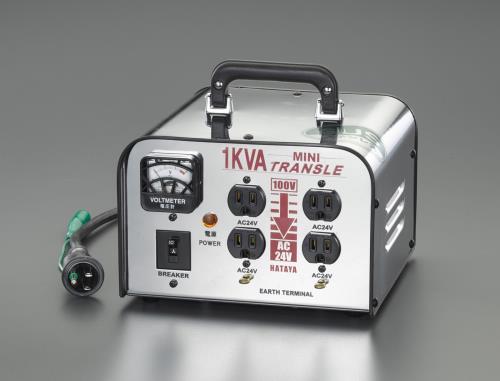 【SALE必要経費】エスコ (ESCO) EA815ZB-5 AC100V→AC 24V 降圧トランス状態 EA815ZB-5