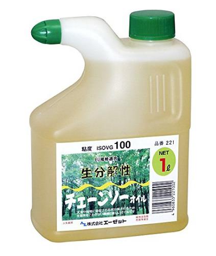 エスコ (ESCO) EA920AK-7 1.0L ﾁｪｰﾝｿｰｵｲﾙ(生分解性) EA920AK-7 【4個セット】