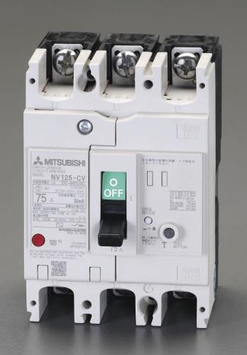 エスコ (ESCO) EA940MN-41 AC100-440V/ 60A/3極 漏電遮断器(フレーム100) EA940MN-41