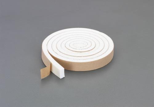 エスコ (ESCO) EA944KD-61A 10x10mmx2m 隙間埋めﾃｰﾌﾟ(ﾎﾜｲﾄ) EA944KD-61A 【8巻セット】