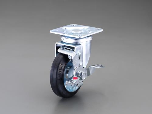 エスコ (ESCO) EA986PT-51 100mm ｷｬｽﾀｰ(自在金具･ﾌﾞﾚｰｷ付) EA986PT-51 【3個セット】