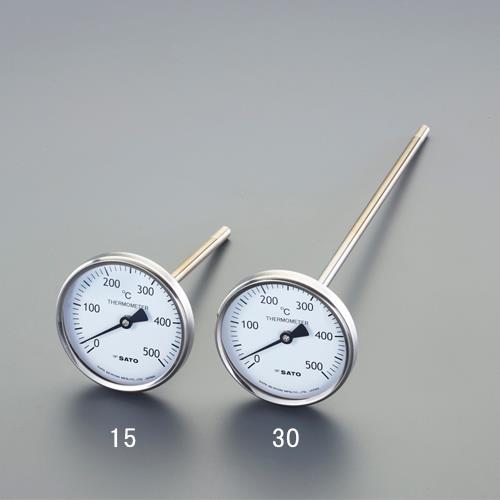 エスコ (ESCO) EA727AC-15 0-500°C/150mm バイメタル式温度計 EA727AC-15
