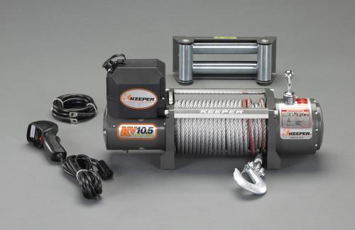 【SALE価格】エスコ (ESCO) EA840DK-10 DC12V/4763kg 電動ウィンチ(直流) EA840DK-10