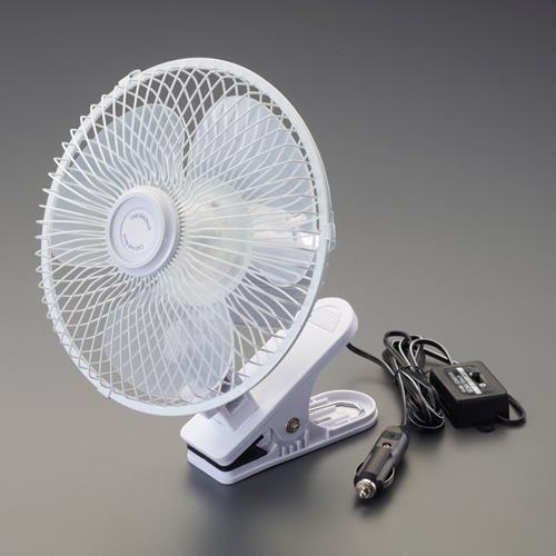 エスコ (ESCO) EA897A-24A DC24V/φ200mm 自動車用扇風機 EA897A-24A 【2個セット】 7,673円
