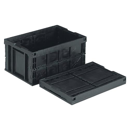 エスコ (ESCO) EA506AE-34A 650x440x329粍/76.9L 先端技術折畳容れもの EA506AE-34A DIY・工具-花・ガーデン・DIY-その他