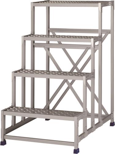 エスコ (ESCO) EA903BR-122 600x400mm/ 1.2m 作業台(四段) EA903BR-122