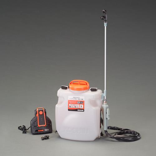 【SALE通貨価値】エスコ (ESCO) EA115YB-31 DC18V/2.0Ah/ 7L 電動吹きつける(申し受ける式) EA115YB-31