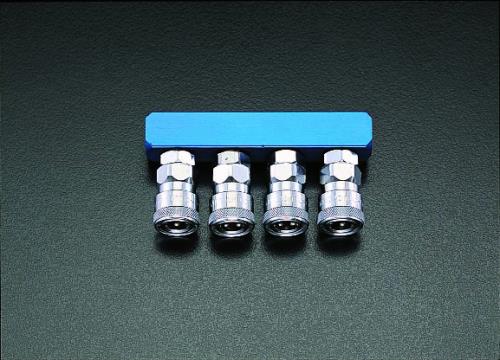 エスコ (ESCO) EA140DN-4 4連 ｴｱｰｶｯﾌﾟﾘﾝｸﾞ EA140DN-4 【2個セット】