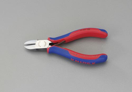 エスコ (ESCO) EA535KD-12 130粍 細しい用ニッパー(手持ち部分付) EA535KD-12 切断工具-手動工具-DIY・工具