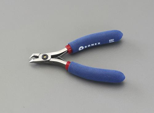 【SALE価格】エスコ (ESCO) EA535TZ-11 120mm 精密用ニッパー(フラッシュ/ピアノ線用/ESD) EA535TZ-11｜配管材料プロ トキワ