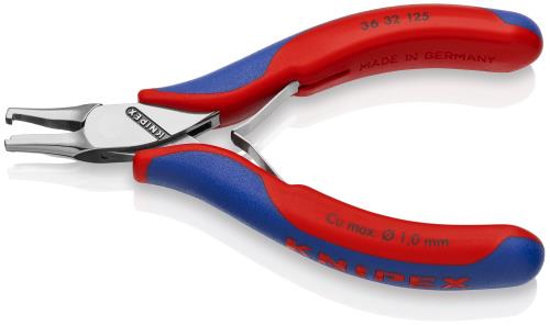 エスコ (ESCO) EA537KT-3 125mm エレクトロニクス用プライヤー(グリップ付) EA537KT-3