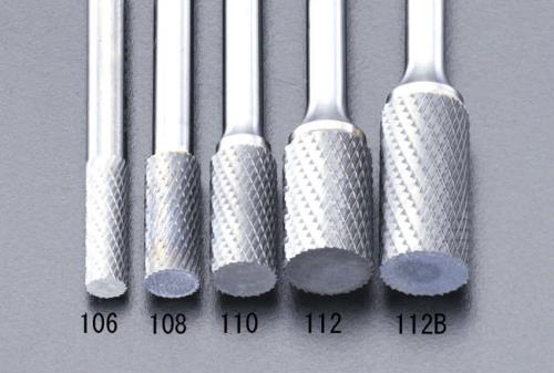 エスコ (ESCO) EA819VA-112B 12x25mm/6mm軸 [Coated]超硬バー EA819VA-112B