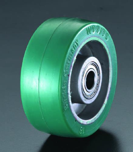 【SALE価格】エスコ (ESCO) EA986MN-125 125x40mm 車輪(ポリウレタンタイヤ・アルミリム・ベアリング) EA986MN-125|配管材料プロ トキワ