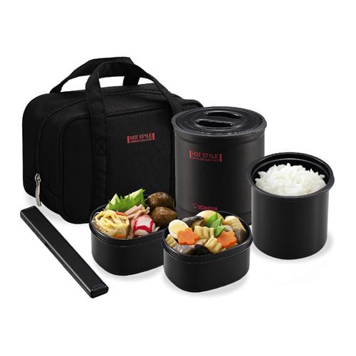 エスコ (ESCO) EA763AV-3 360+300+300ml 保温弁当箱 EA763AV-3 【2個セット】