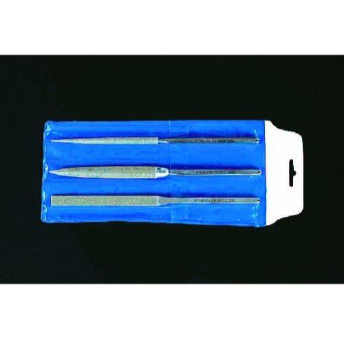 【SALE価格】エスコ (ESCO) EA826VK-1 220mm/#140 ダイヤモンドヤスリ(平・半丸・丸・3本組) EA826VK-1