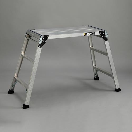 エスコ (ESCO) EA905DJ-3 0.82m 足がかり台(軽銀製) EA905DJ-3 その他-DIY・工具-花・ガーデン・DIY