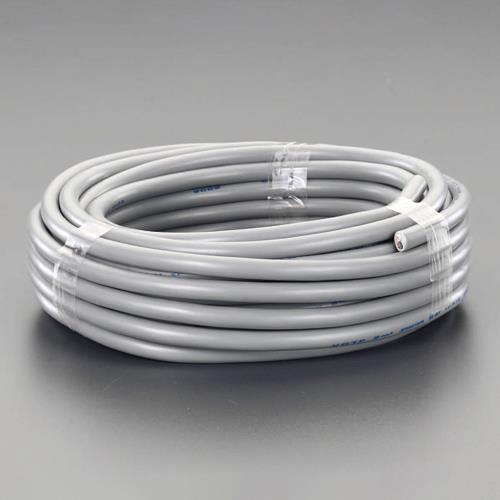 【SALE価格】エスコ (ESCO) EA940AG-7 300V/12A/ 50m ビニールキャブタイヤケーブル(黒) EA940AG-7