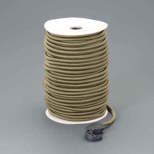 エスコ (ESCO) EA628WH-401A φ8mmx 60m バンジーコード(フック付/OD色) EA628WH-401A