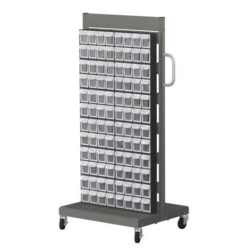 【SALE価格】エスコ (ESCO) EA957FL-14 690x560x1460mm/8列12段 マルチストールカート/両面 EA957FL-14