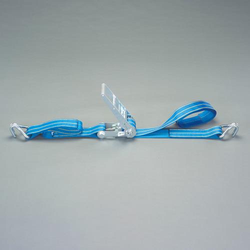 エスコ (ESCO) EA982ST-36A 75mmx 6.0m/2540kg ベルト荷締機(両端フック型) EA982ST-36A