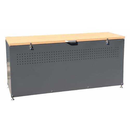 エスコ (ESCO) EA995AA-573A 1200x500x665mm ダストボックス(スチール製) EA995AA-573A