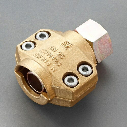 【SALE価格】エスコ (ESCO) EA141BM-14 38mm用雌ねじ セーフティーホースクランプ(スチーム・温水用) EA141BM-14