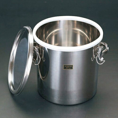 【SALE価格】エスコ (ESCO) EA508SC-33 20L 密閉容器(ステンレス製) EA508SC-33
