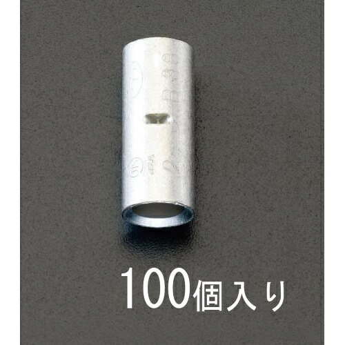 【SALE価格】エスコ (ESCO) EA538MD-105 14mm2 [B型]裸圧着スリーブ(100個) EA538MD-105